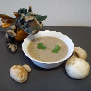 Zupa krem z pieczarek