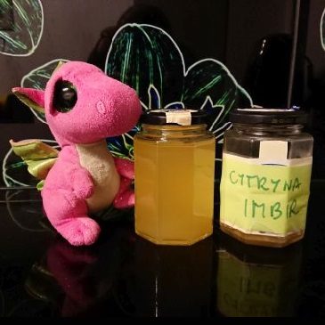 Syrop cytrynowo-imbirowy z miodem do herbaty