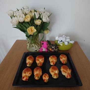 Zajączki drożdżowe