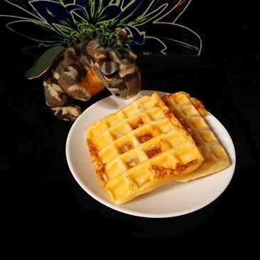 Gofry wytrawne z ciasta francuskiego