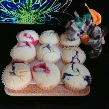 Muffiny z owocami i mascarpone