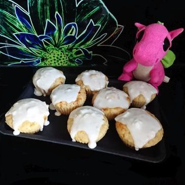 Muffinki cytrynowe z lukrem