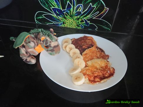 placuszki bananowe z serka wiejskiego