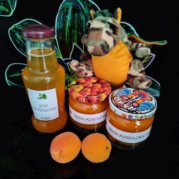 Dżem i sok morelowy