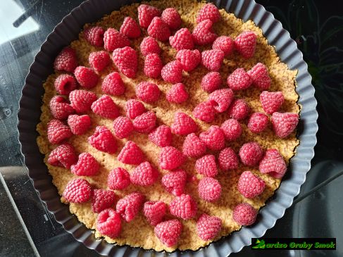 tarta z malinami