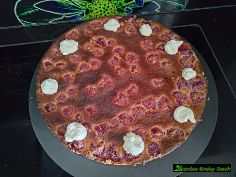 tarta z malinami