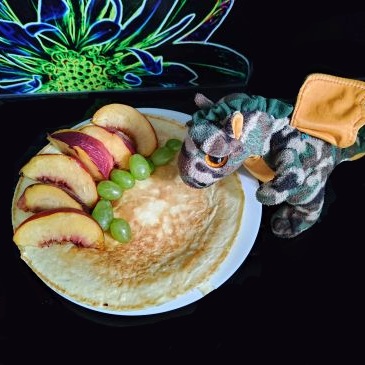 omlet twarogowy na słodko