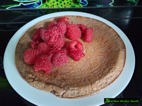 szybkie omlety kakaowe z serka wiejskiego