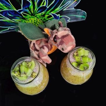Chia z musem kiwi