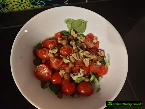 sałatka z cieciorką i roszponką