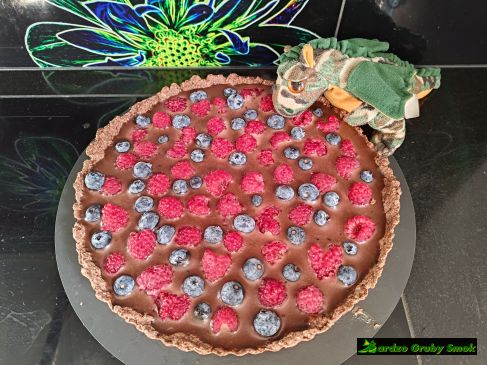 tarta czekoladowa z owocami