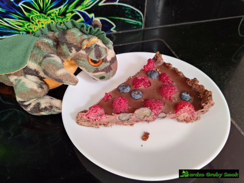 tarta czekoladowa z owocami